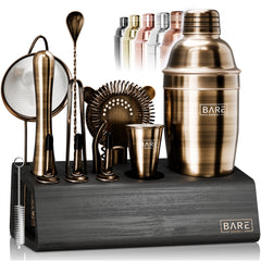 Original Cobbler Bartender Kit - Brushed Brass