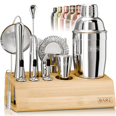 Original Cobbler Bartender Kit - Silver