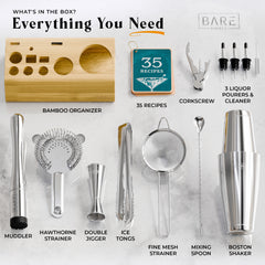 Original Boston Bartender Kit - Silver