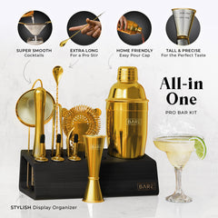 Original Cobbler Bartender Kit - Yellow Gold