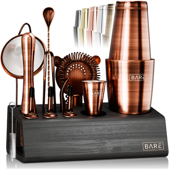 Original Boston Bartender Kit - Aged Copper