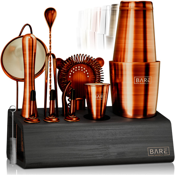 Original Boston Bartender Kit - Chestnut