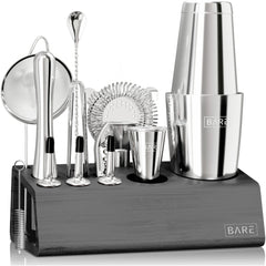 Original Boston Bartender Kit - Graphite Silver